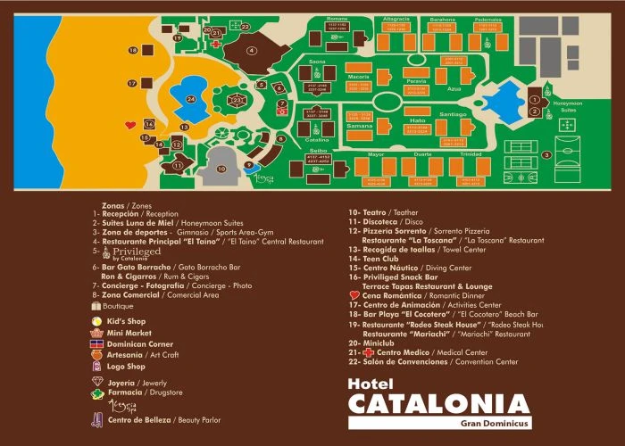 Mapa Catalonia La Romana
